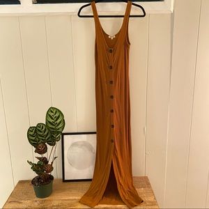 Button Down Midi Dress